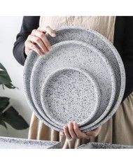 Yuvarlak tabak silikon kalıp -32 cm-Kod:396