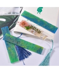 5'Lİ DESENLİ KİTAP AYRACI - EPOKSİ REÇİNE KALIP-Kod:1038