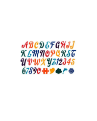 Harf Silikon Kalıp - 255x150 mm-Kod:381