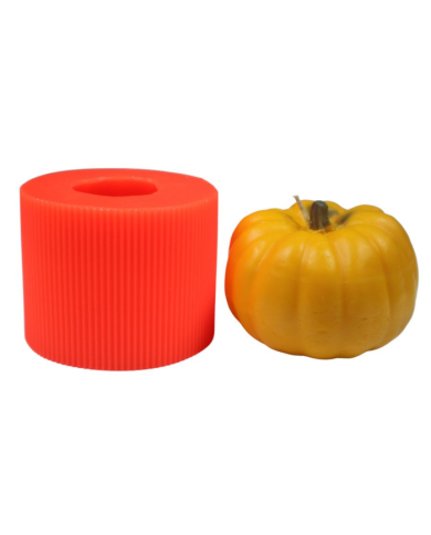 Kabak  Desenli  Büyük Silikon Mum Kalıbı M-114