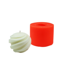 Dönen Top Silikon Mum Kalıbı M-212