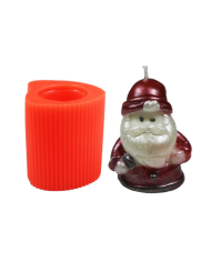 Mini Noel Baba Silikon Mum Kalıbı M-220