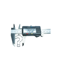 Soru İşareti Model Metal kolye Ucu - gümüş