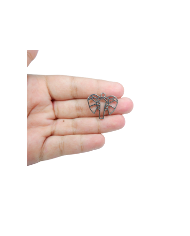 Melek  Model Metal kolye Ucu - gümüş