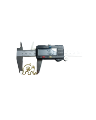 Spiral Fil  Model Metal kolye Ucu - Gold