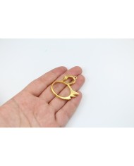 Pirinç Kuğu Kolye Ucu - Bijuteri Takı