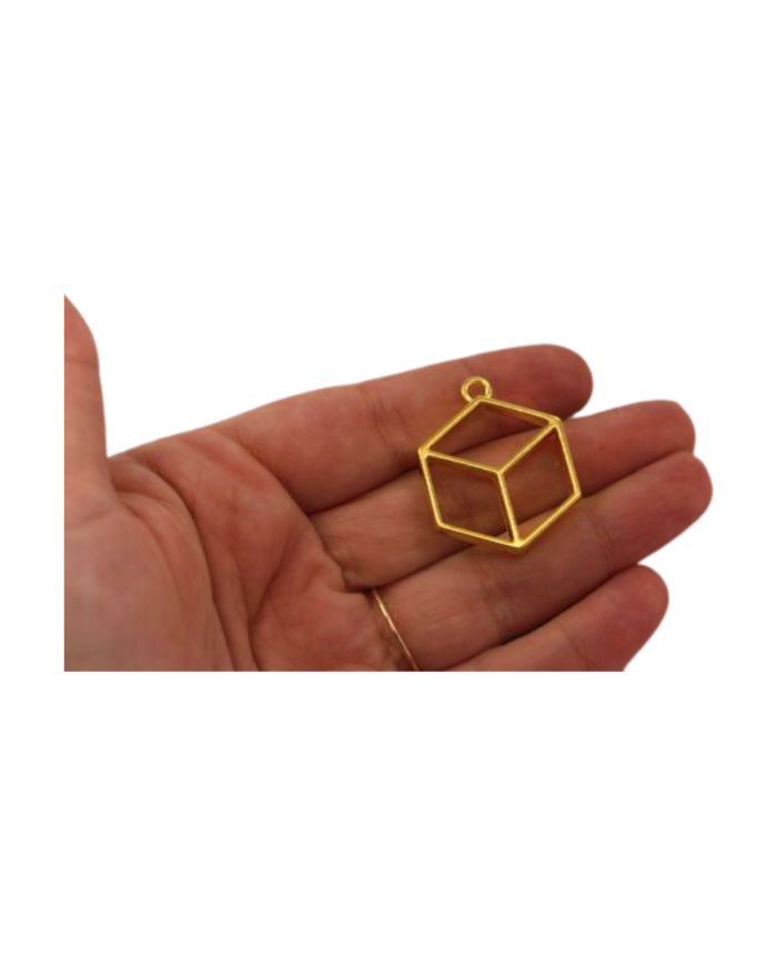 Pirinç Küp Kolye Ucu - Bijuteri Takı