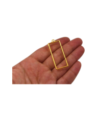 Pirinç Dört Yapraklı Yonca Kolye Ucu - Bijuteri Takı