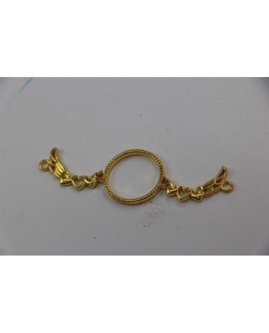 Pirinç Kanat Desenli Kolye Ucu - Bijuteri Takı