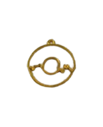 Pirinç Halka Kolye Ucu - Bijuteri Takı