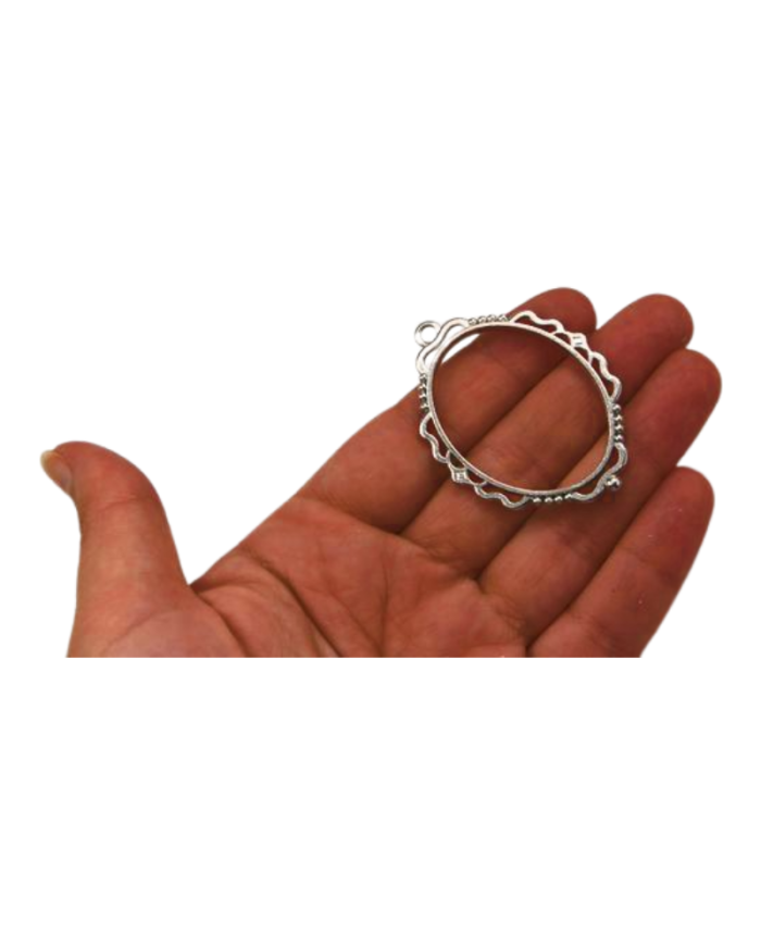 Pirinç Halka Kolye Ucu - Bijuteri Takı