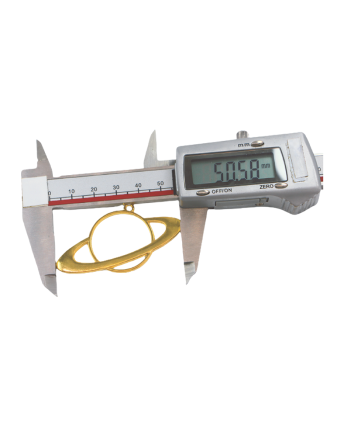 Pirinç Satürn Kolye Ucu - Bijuteri Takı