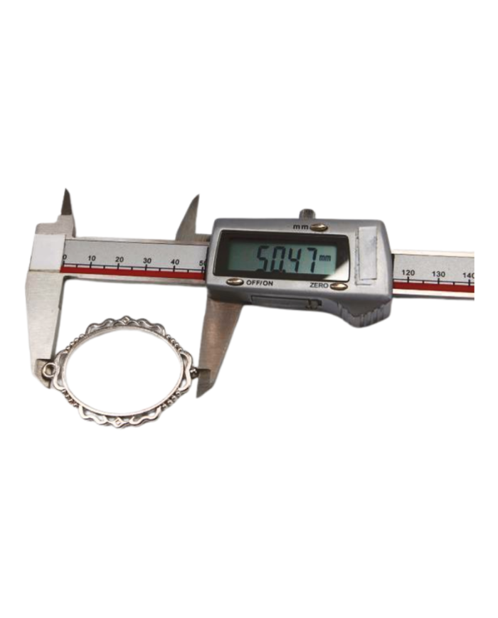 Pirinç Ayna Halka Kolye Ucu - Bijuteri Takı