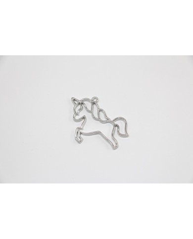 Pirinç Unicorn Kolye Ucu - Bijuteri Takı