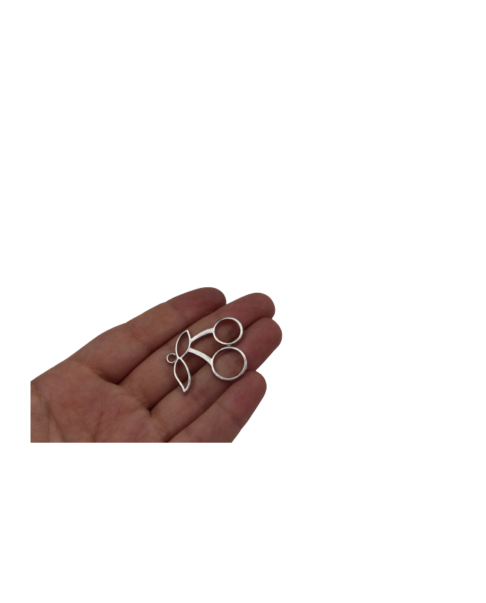 Pirinç Kiraz Kolye Ucu - Bijuteri Takı