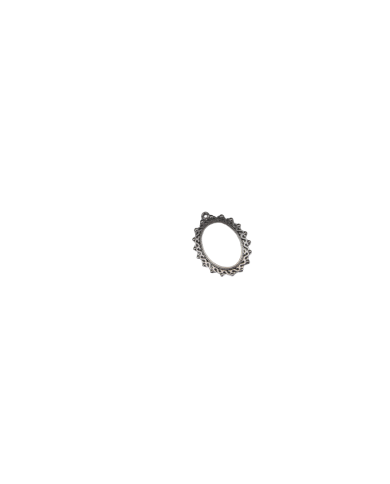 Pirinç Halka Ayna Desenli Kolye Ucu - Bijuteri Takı