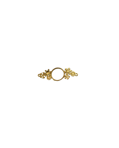 Pirinç Halka Kar Tanesi Kolye Ucu - Bijuteri Takı