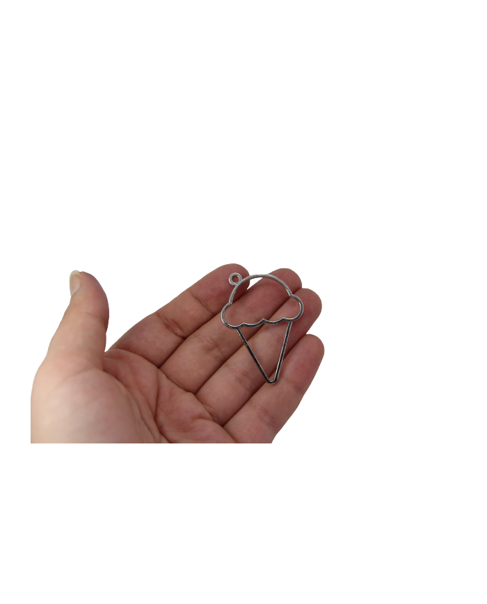 Pirinç Dondurma Kolye Ucu - Bijuteri Takı