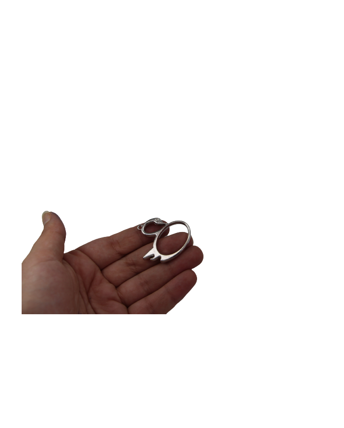 Pirinç Kuğu Kolye Ucu - Bijuteri Takı