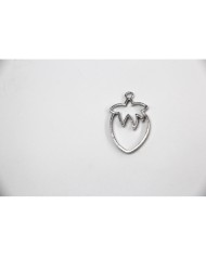 Pirinç Çilek Kolye Ucu - Bijuteri Takı