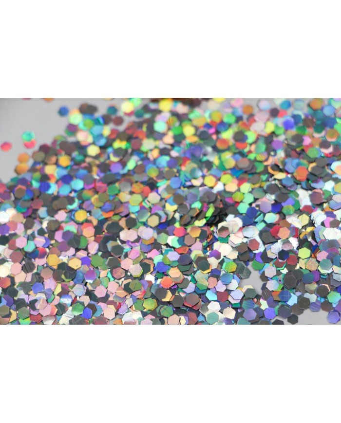 Altıgen epoksi ve kozmetik pulu - Mat Karışık renk