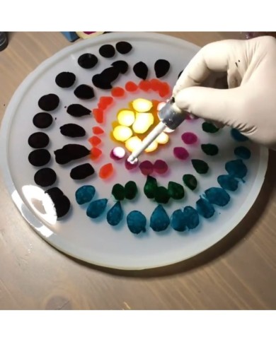 Alkol Bazlı Epoksi Mürekkep Boya 15 cc - Yeşil  Ebru Pigment