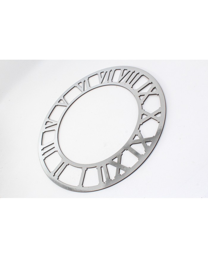 35 Cm  Roma Rakam Gümüş Pleksi Saat