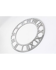 35 Cm  Roma Rakam Gümüş Pleksi Saat