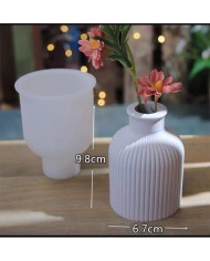 Tombul Saksı Silikon Beton Kalıbı - Kod:1221