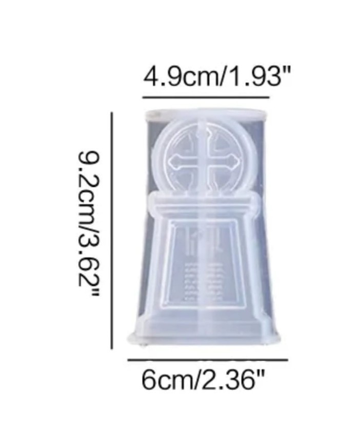 Mezarlık Epoksi ve Mum Silikon Kalıbı -Kod:400