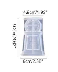 Mezarlık Epoksi ve Mum Silikon Kalıbı -Kod:400