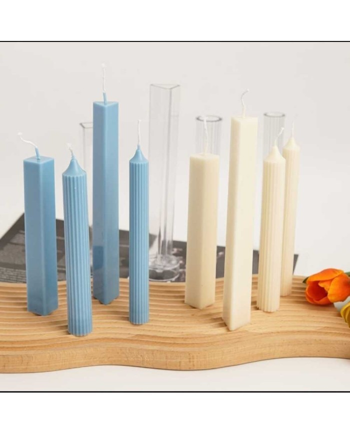 Uzun Üçgen Mika  Mum Kalıbı -Mika Model: