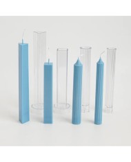 Uzun Yuvarlak Mika  Mum Kalıbı -Mika Model: