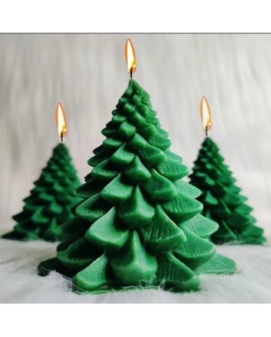 Bodur Çam Mum- Hobi Silikon Kalıbı - Model:2 -Kod:303