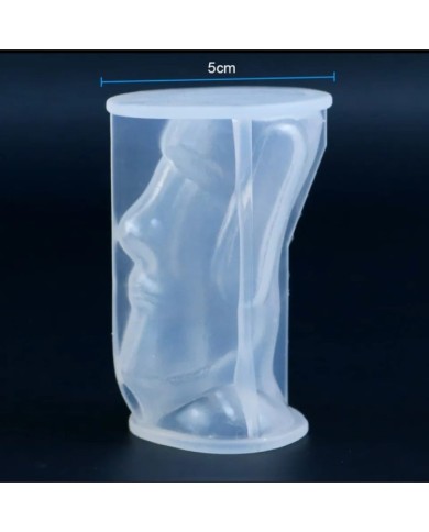 Maoi Heykel Mum- Hobi Silikon Kalıbı - Kod:1093