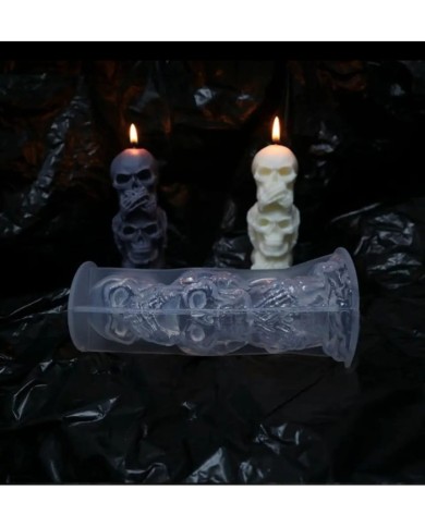 Görmedim/Duymadım/Bilmiyorum Kuru Kafa Mum- Hobi Silikon Kalıbı - Kod:1144