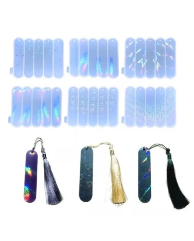 Kar Tanesi Hologramlı Silikon Kitap Ayracı - Hobi Silikon Kalıbı -Kod:456