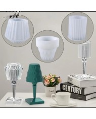 Silikon Model1 Abajur Kalıbı - Hobi Silikon Kalıbı -Kod:484