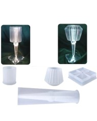 Silikon Model2 Abajur Kalıbı - Hobi Silikon Kalıbı -Kod:482