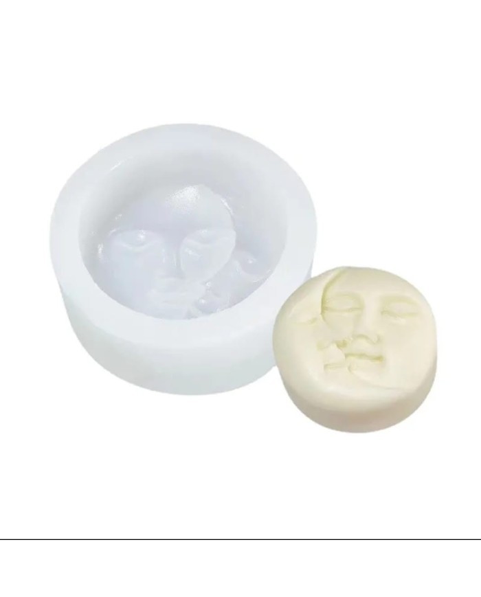 Ay Sevdası Mum Kalıbı - Hobi Silikon Kalıbı -Kod:532