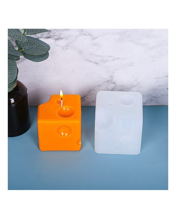 Kare Peynir Mum Kalıbı - Hobi Silikon Kalıbı -Kod:429