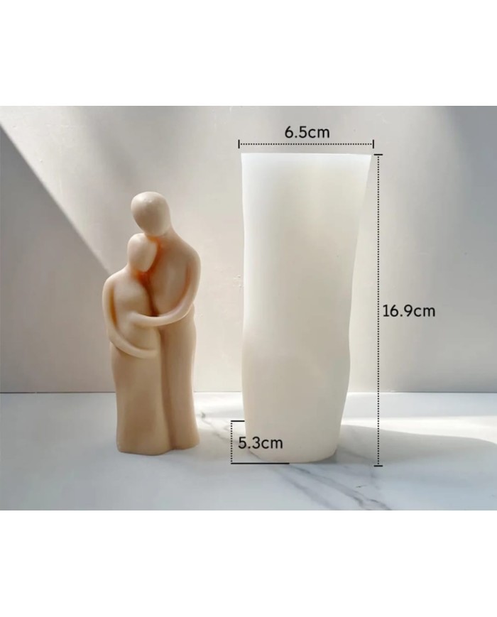 Hamile Çift Mum Kalıbı - Hobi Silikon Kalıbı -Kod:1083B