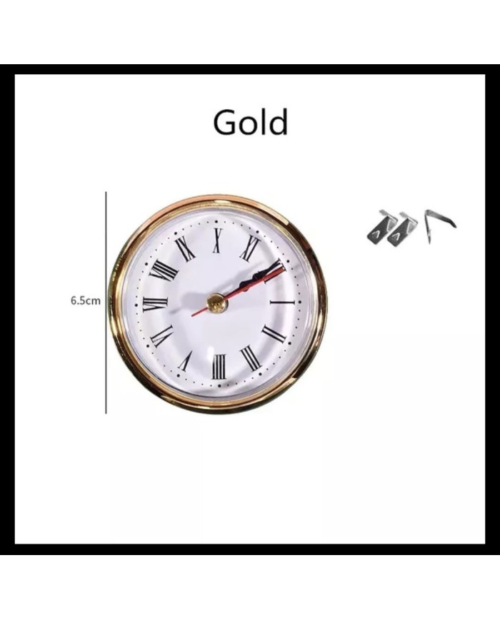 Oval Dekoratif Saat Kalıbı Seti - Hobi Silikon Kalıbı -Kod:1057