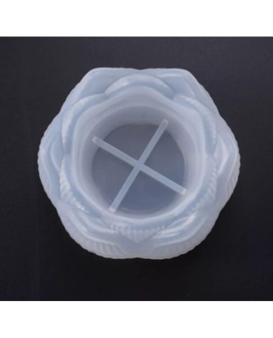 Lotus Mum Kalıbı - Hobi Silikon Kalıbı -Kod:1077