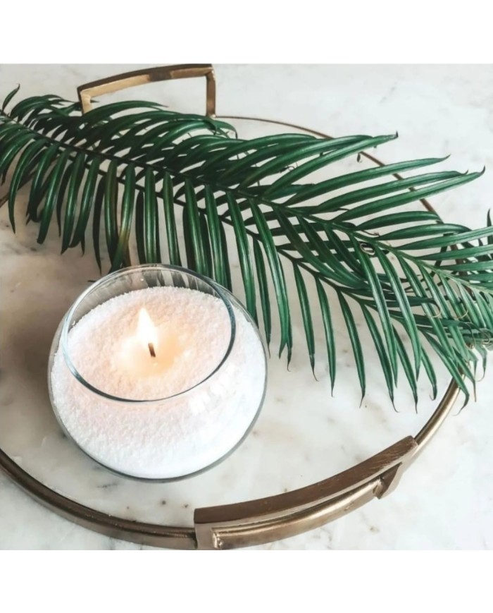 Organik İnci Tozu Mum -100gr