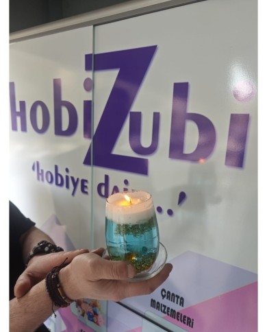 Organik İnci Tozu Mum 1000gr